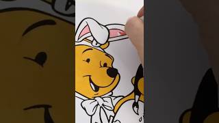 Coloring Winnie the Pooh Easter Egg Painting #coloring #disney #easter #winnie