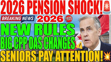 ⚠️ BIG CPP, OAS & GIS Changes in 2026 | What Canadian Seniors Must Know