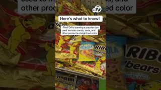 FDA bans red dye No. 3 from food, drinks and ingested drugs in the US