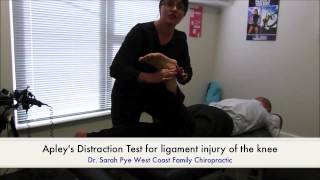 Apley's Distraction Test for ligament injury of the knee