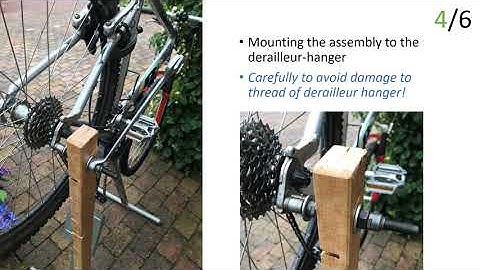 DIY Easy derailleur hanger alignment checker