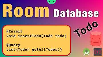 Room Database  | Insert, Get all Todos | using Singleton Pattern
