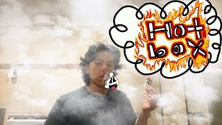 HOT BOXING THE BATHROOM 