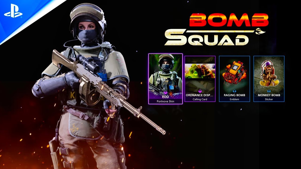 BOMB SQUAD OPERATOR BUNDLE - SEASON 2 BLACK OPS COLD WAR NEW STORE ITEM - EOD PORTNOVA SKIN
