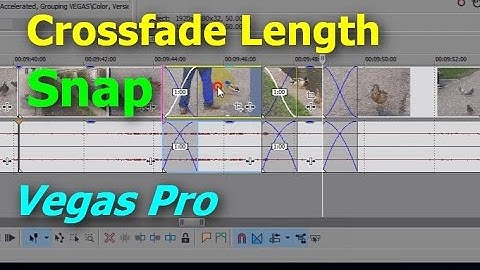 How to Snap Crossfades to a specific length in Vegas Pro