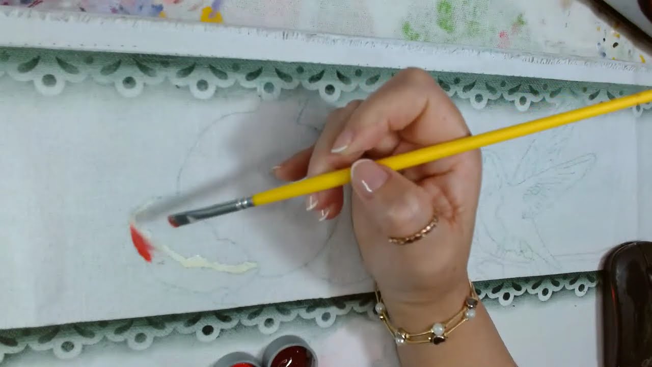 🔴PREPARE-SE! Essa Pintura de ROMÃ e BEIJA-FLOR Vai Te Surpreender!