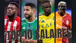Top 10 des joueurs africains les mieux  payés en 2026