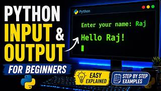 💻Python Input & Output for Beginners 🐍 | Tutorial #4