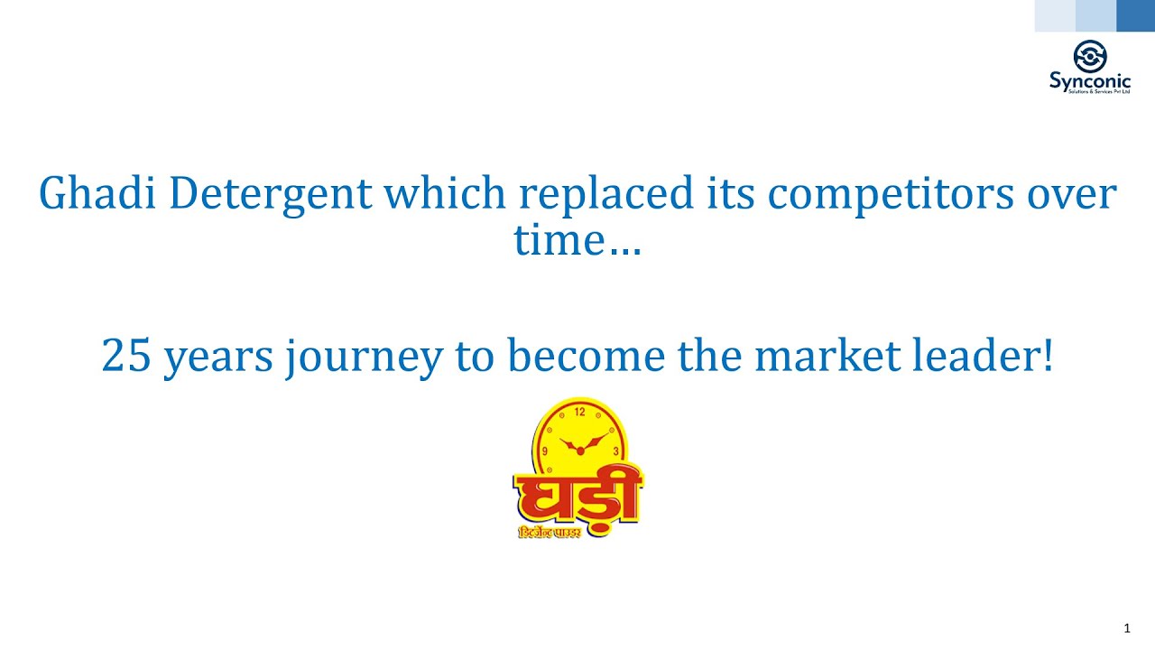 Ghadi Detergent Success Story by Synconic Consulting