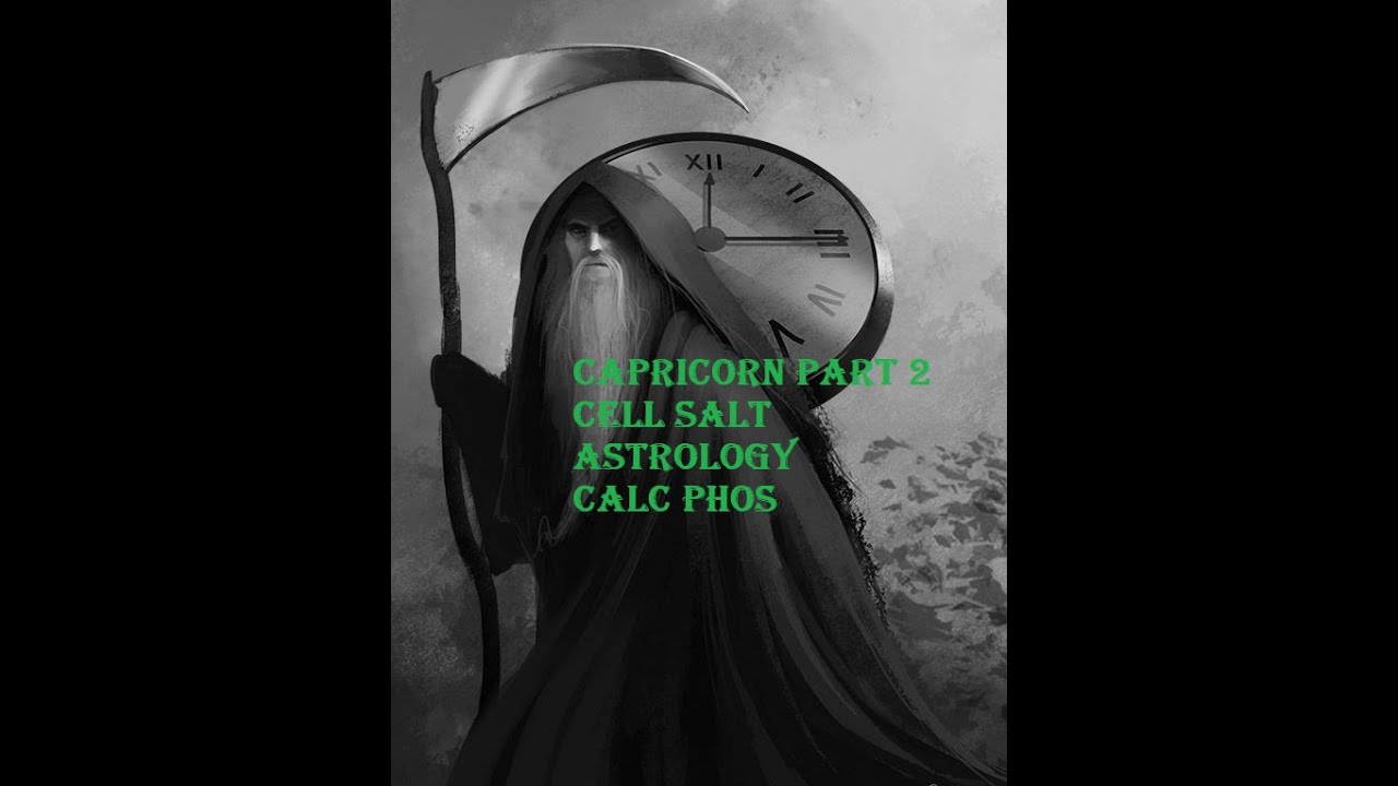 Capricorn Zodiac Cell Salt Astrology Part 2 Calc Phos YouTube