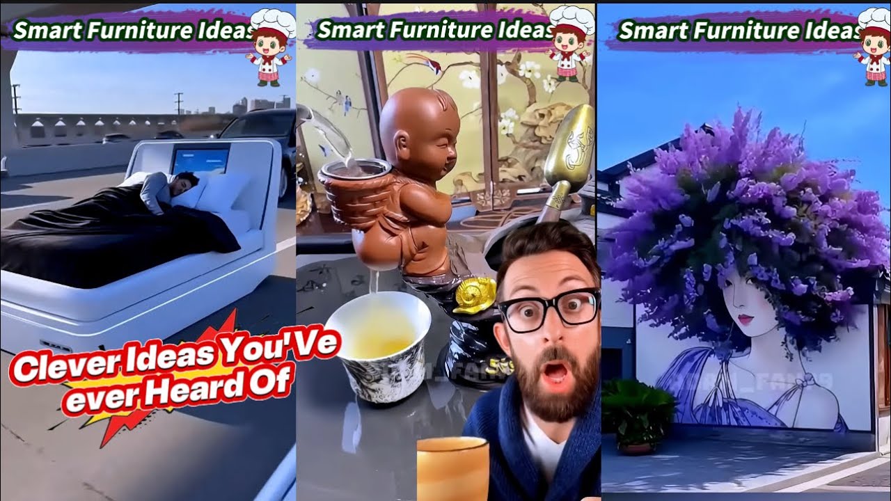 Умные идеи дизайна интерьера для современного дома. p04 #дизайн #декор #умныйдом #умный #смешной