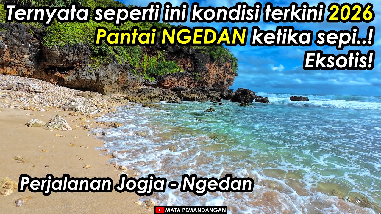 Explore Pantai NGEDAN Terkini - Kondisi Wisata Jogja Terbaru 2026