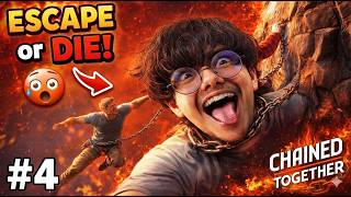 Chained Together Part 4 – ESCAPE OR DIE🥵 (Co-Op Chaos)