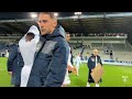 Le but de Dugigoal contre QRM et la joie du groupe après la victoire