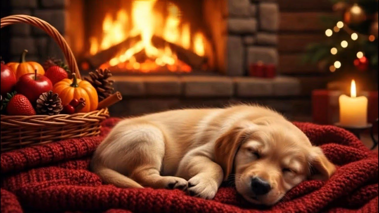 12 Hours of Calming Music for Dogs 🐶🎅Anti-Separation Anxiety Relief | Deep Sleep & Relaxation🎄No Ads