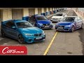 Track Race: BMW M2 vs Mercedes A45 vs Audi RS3 vs Honda Type-R