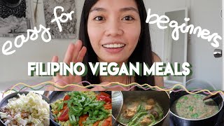 filipino vegan meals for beginners (easy) | a week in the life of a pinoy vegan