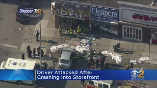 Car Crashes Into Brooklyn Deli