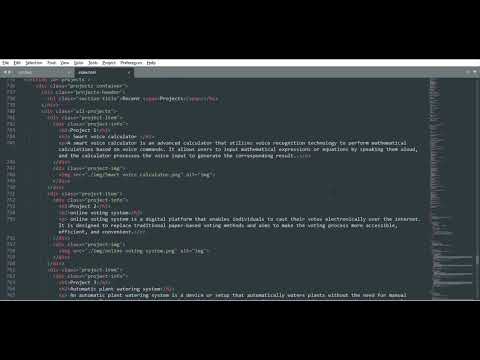 portfolio|| Using HTML&CSS||JAVASCRIPT||OASIS INFOBYTE || LEVEL-1|| TASK-2