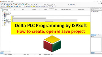 ISPSoft New Project Create & Save | Delta PLC Programming Tutorial