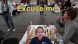 Why did Magnus Carlsen call his opponent? | Carlsen vs Karthikeyan | Qatar Masters 2023