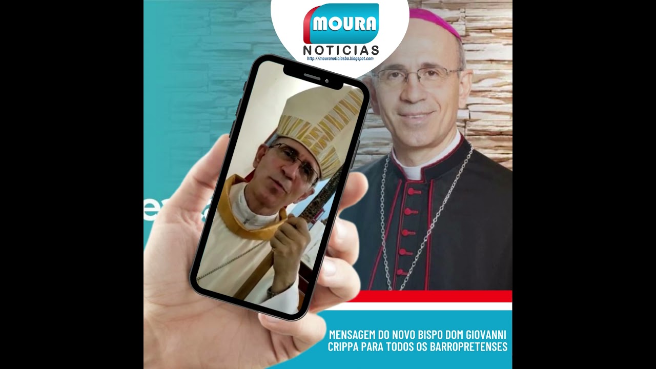 Mensagem do novo bispo Dom Giovanni Crippa para todos os barropretenses