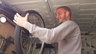 BICYCLE TYRE REPAIR ON ELECTRA TOWNIE 