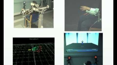 Virtual reaching and grasping task