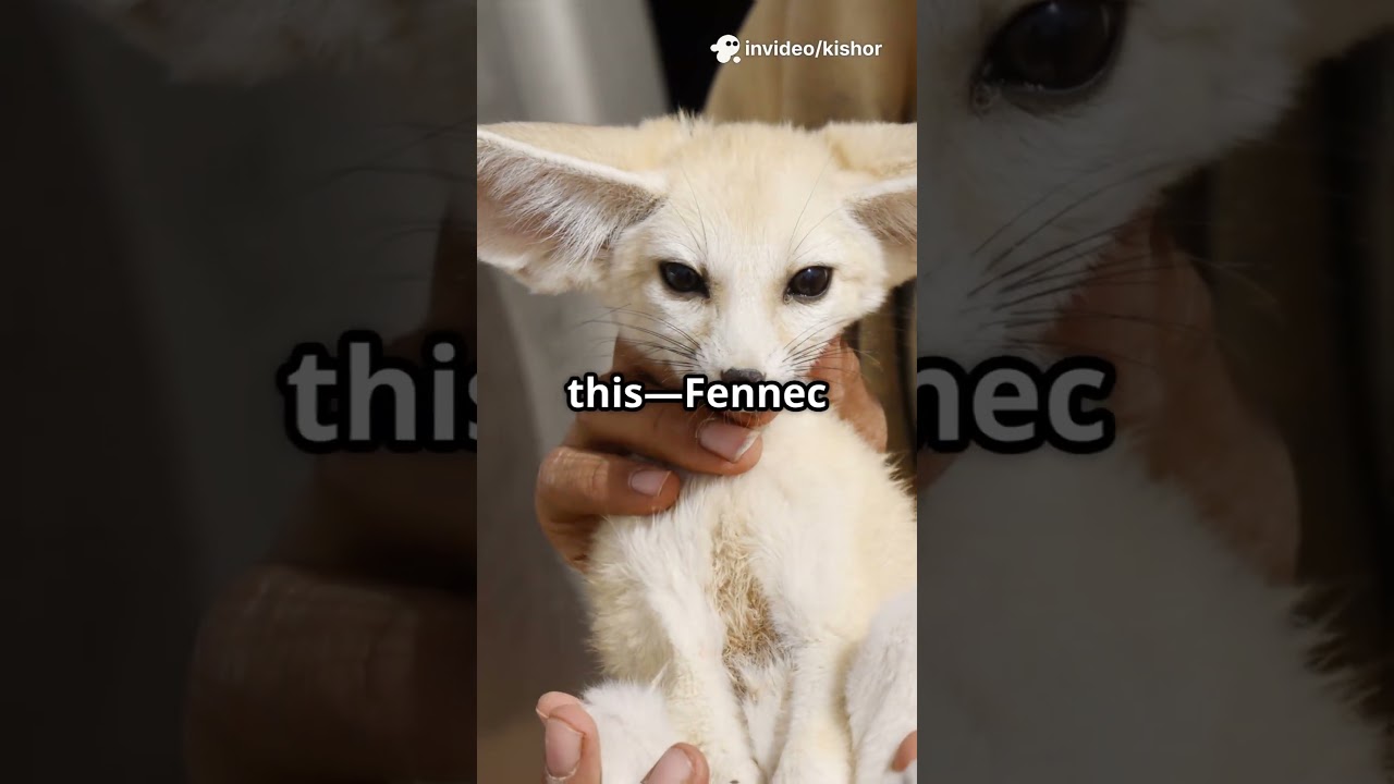 cute fennec fox🦊☘️❣️💖
