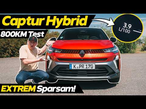 800 KM in the Renault Captur Full Hybrid 160 – THIS fuel consumption is EXTREMELY good!