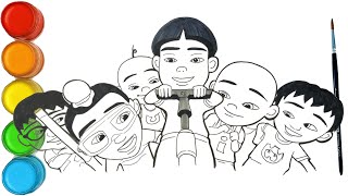 Episode Terbaru Upin \u0026 Ipin - Menggambar Upin Ipin dan Teman-temannya Berenang | Upin Ipin Terbaru
