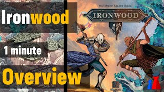 Ironwood -1 minute Overview - Peaky Boardgamer