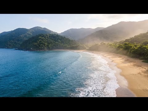 Hidden Tropical Sea at Dusk 🌊 Relaxing Ocean Waves | 4K Sleep Sounds