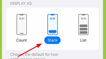 iPhone | Notification Count ,Stack ,List Settings 14 Pro