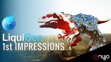 LiquiGen a new GPU fluid simulation software | 1st Impressions | Nyjo FX