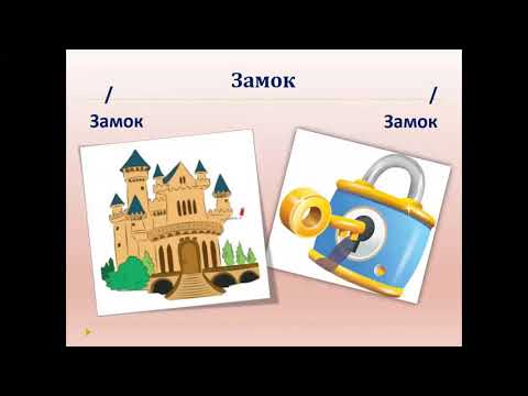 Русский язык. Роль ударения (1 класс)