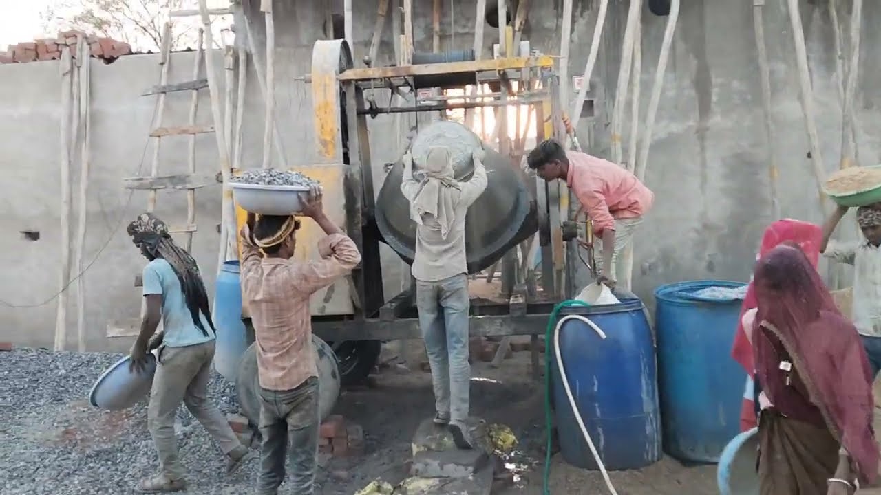 Yah bhai log sabhi bahut achha kaam kar rahe hai #construction #rcc# tareding #viral #video 