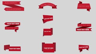 Origami Lower Thirds After Effects Templates