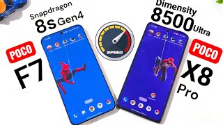 POCO X8 PRO vs POCO F7 SpeedTest Ram Management 🔥🔥🔥🚀🚀🚀