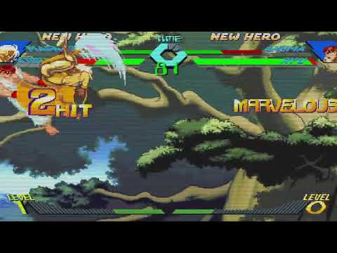 X-Men vs. Street Fighter - Magneto, Storm vs. Akuma, Ryu