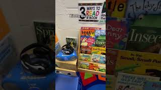 I change my library center to go along with our theme every 2-3 weeks