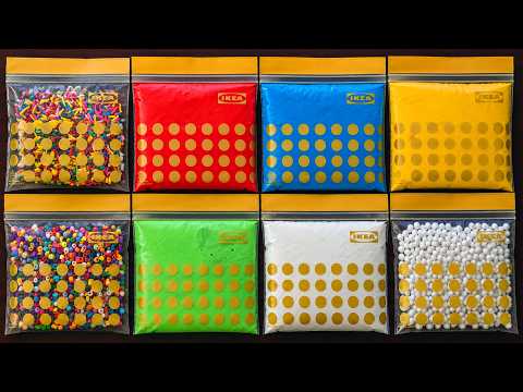 Making Slime with Ikea Zip Bags - Oddly Satisfying and Relaxing