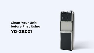 How Do You Clean ICEPURE 5 in1 YDZB001 Ice maker Water Dispenser Before Using it?