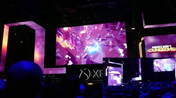 E3 2019: Crowd Reaction to Minecraft Dungeons Reveal Trailer | Xbox Briefing