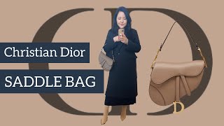 DIOR SADDLE BAG & ACCESSORIES | REVIEW & TRY ON