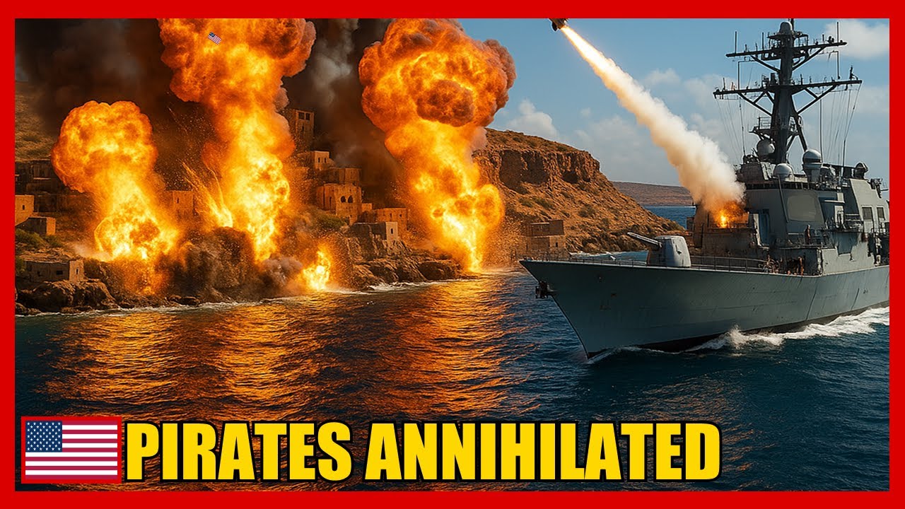 US Navy Destroys Pirate Stronghold — 2-Hour Bombardment Ends Somali Piracy Forever