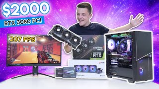 Insane $2000 RTX 3080 Gaming PC Build 2020! [FULL Build Tutorial! ft. MSI RTX 3080 Gaming X Trio]