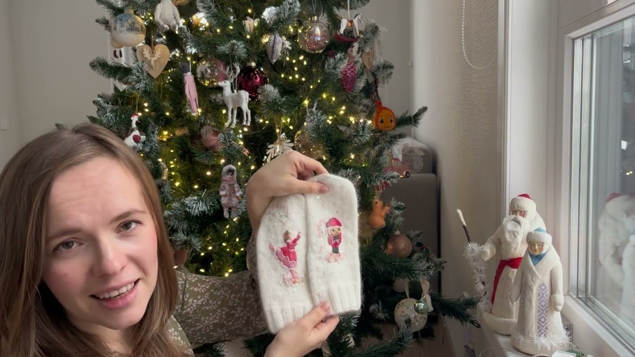 Вязаные варежки с вышивкой ручной работы | Идеи, упаковка и вдохновение для рукодельниц