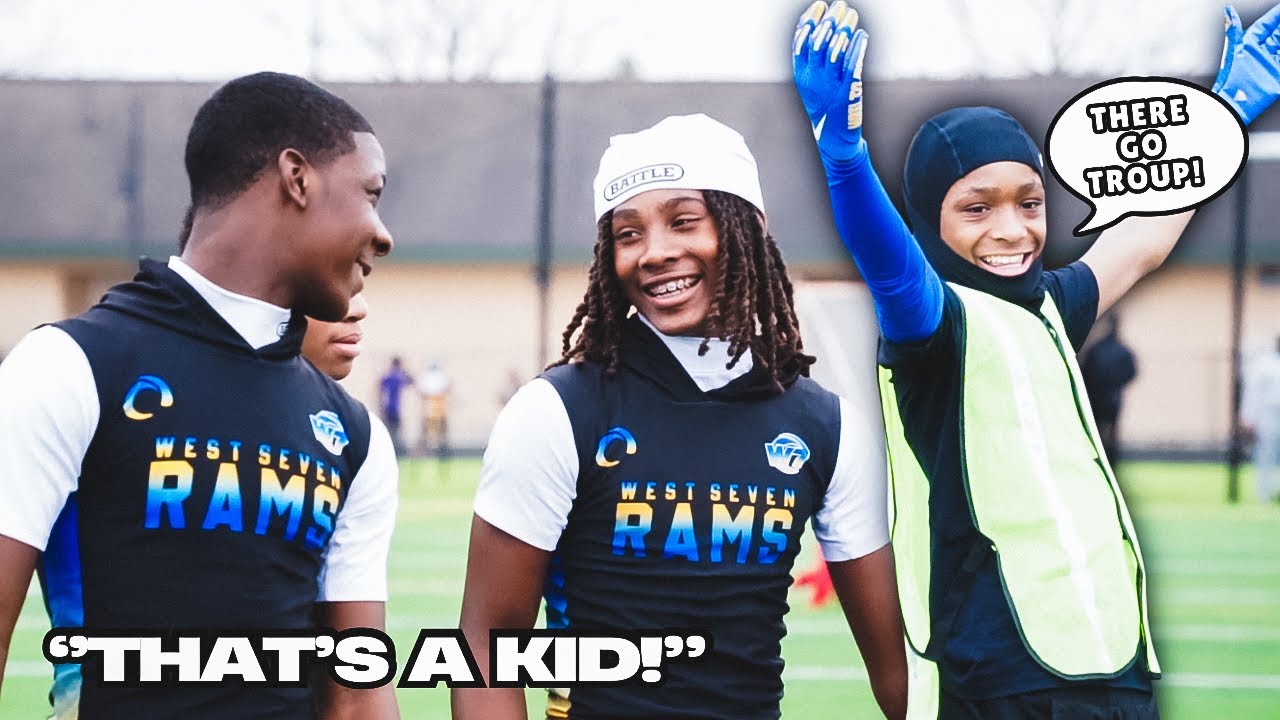TROUP IS BACK! PHATMAN LOST HIS UNIFORM?? 12u West 7 Rams Mic’d Up at RIZE 7v7 Tournament