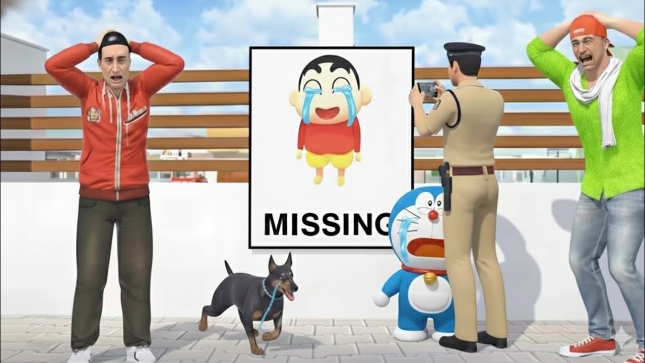 Franklin ka Chhota Bhai Shinchan✴️ City se Missing 😱 | Indian Theft Auto Simulator story ll 